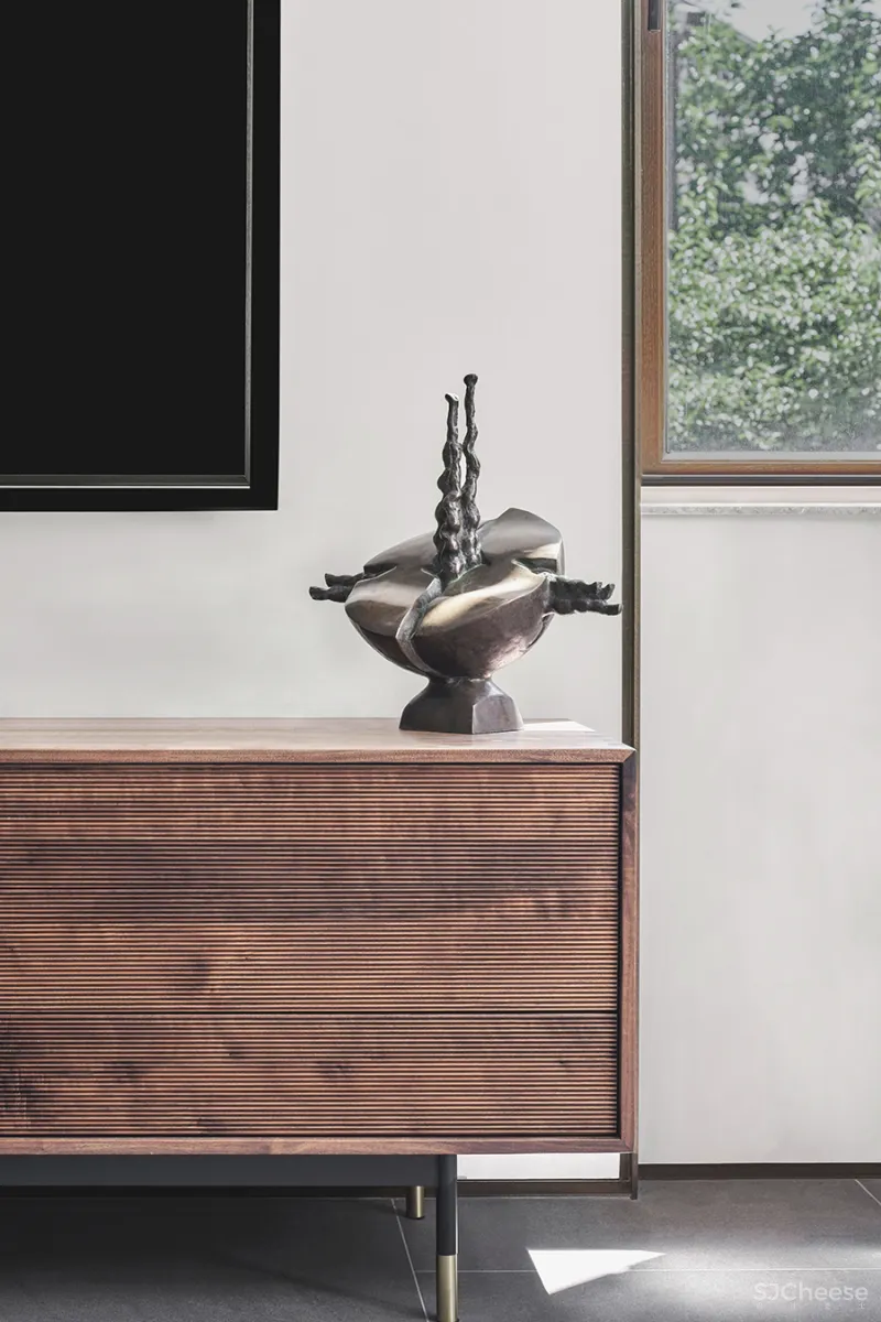 大士设计 • 墨韵西溪|中西合璧的家,“色香味”的人文建筑表达