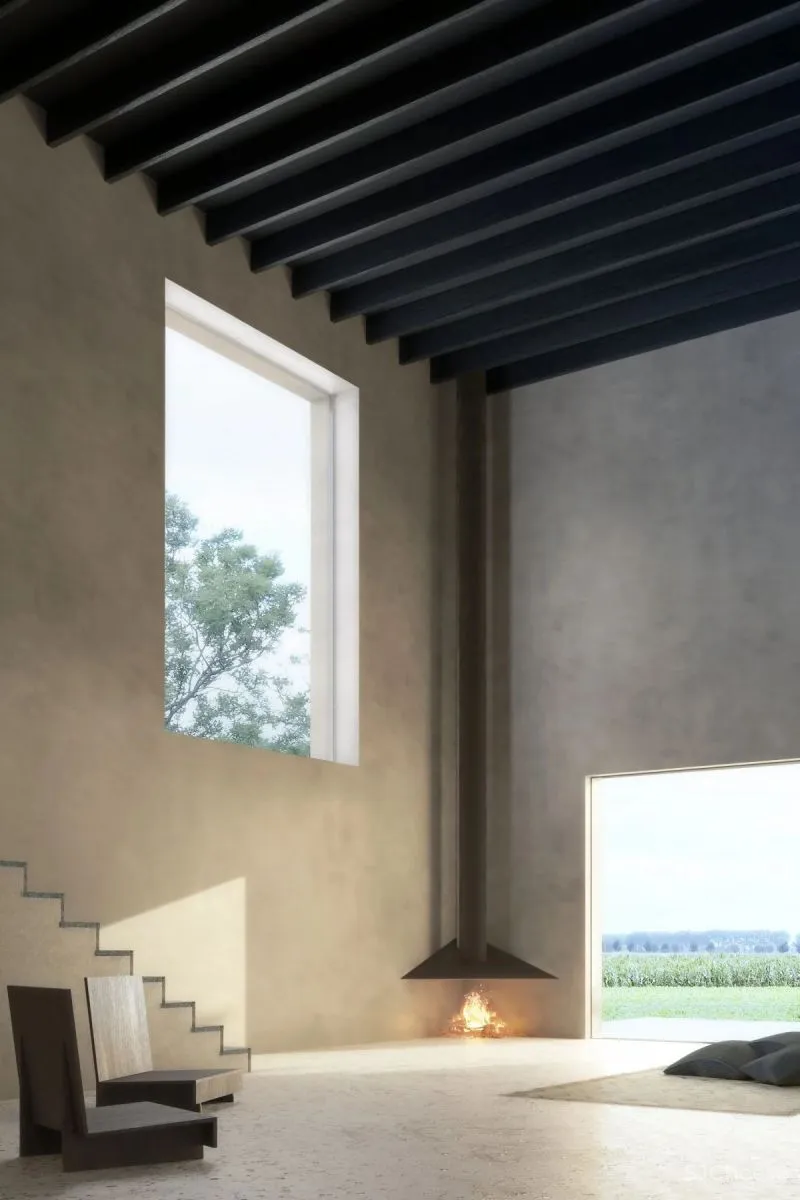 比利时Element Architecten-营造的现代侘寂风