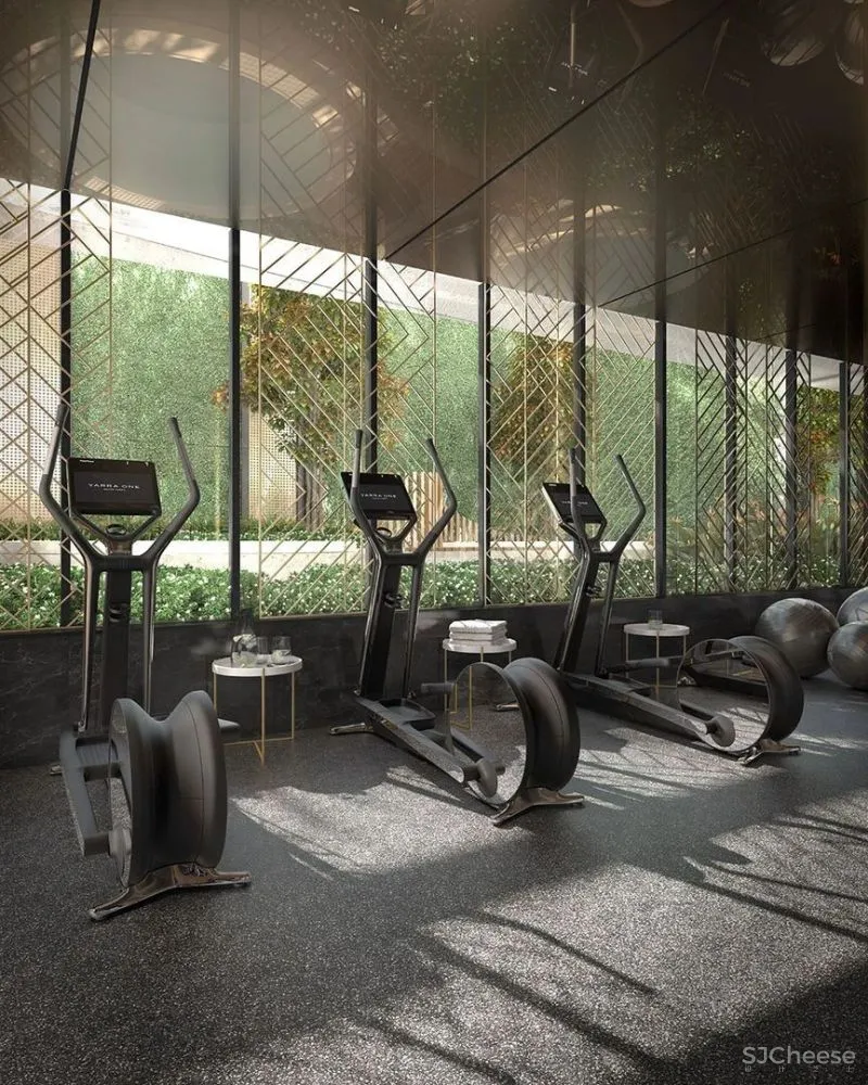 平淡无奇的公寓设计,细心布置的公区是亮点