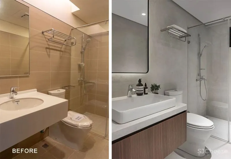 99㎡一家四口的家,灰感轻奢,优雅极致