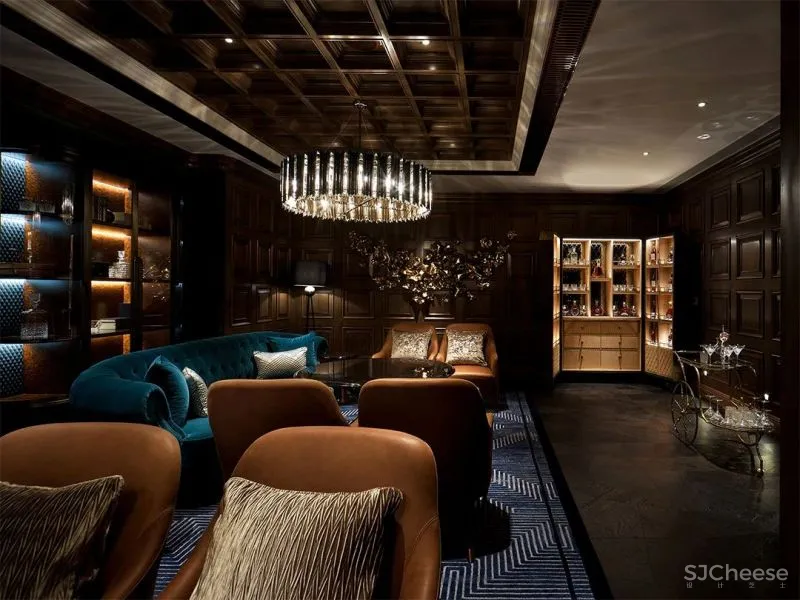 SLH.梁志天新作|澳门「瑞吉酒吧」沉醉今夜英伦梦