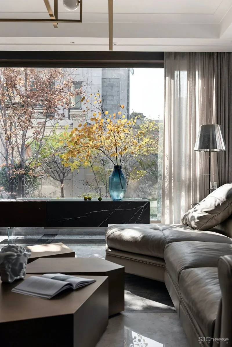 尚层设计 北京 1200㎡ 独栋隐逸大宅，自然安详的家