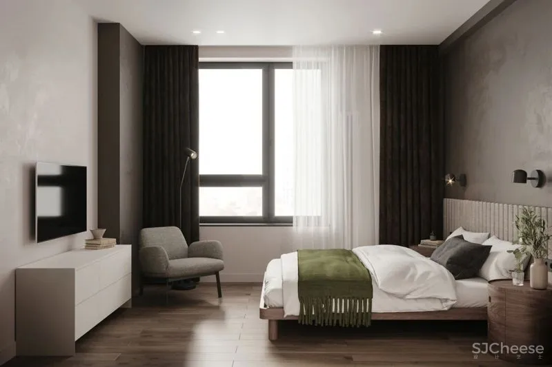 63㎡ 暖灰一居室,“氛围感”十足!