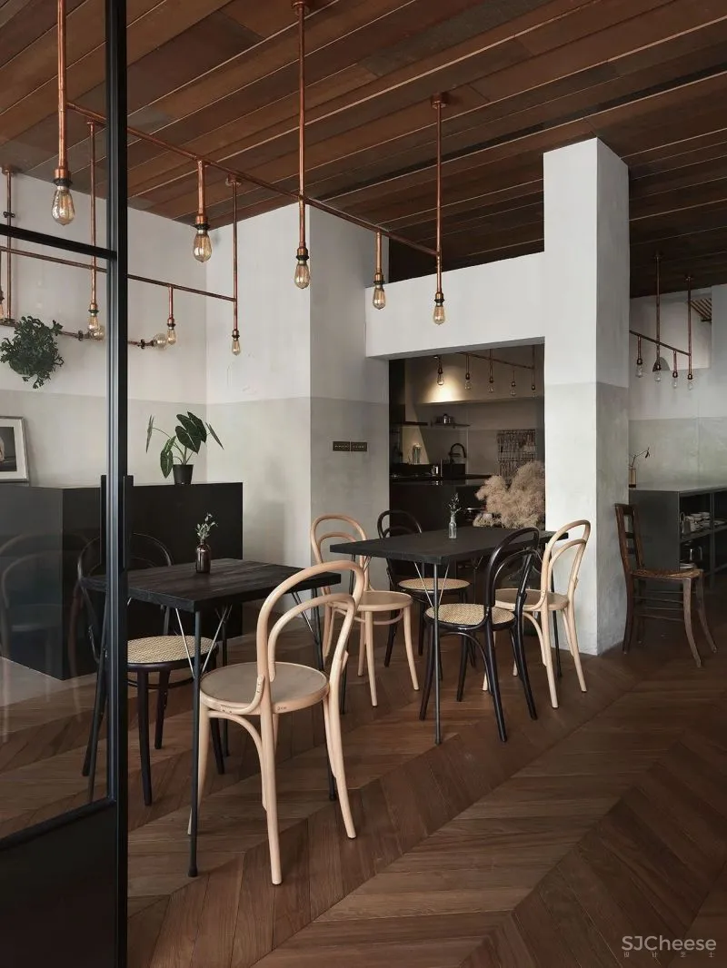 工业简洁的精品烘焙店,台北