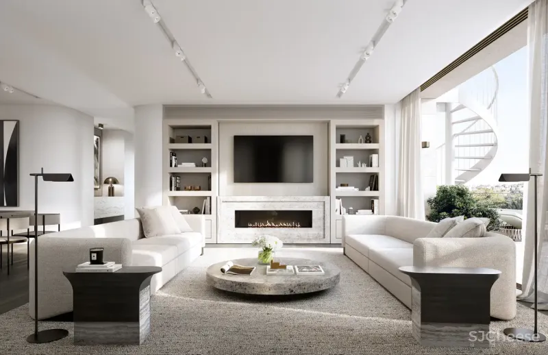 每套户型都不同的住宅楼,不一样设计一样的简洁美