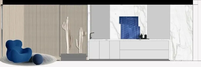 EH DESIGN 空间 45㎡，也能给你一个温暖的家