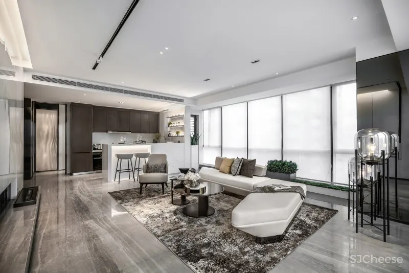 现代商务和舒适结合的典范, 总裁领馆样板房, DHO国际设计