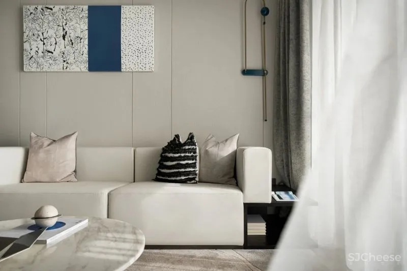 如聿设计:一抹灰蓝色,演绎优雅的高级旋律!