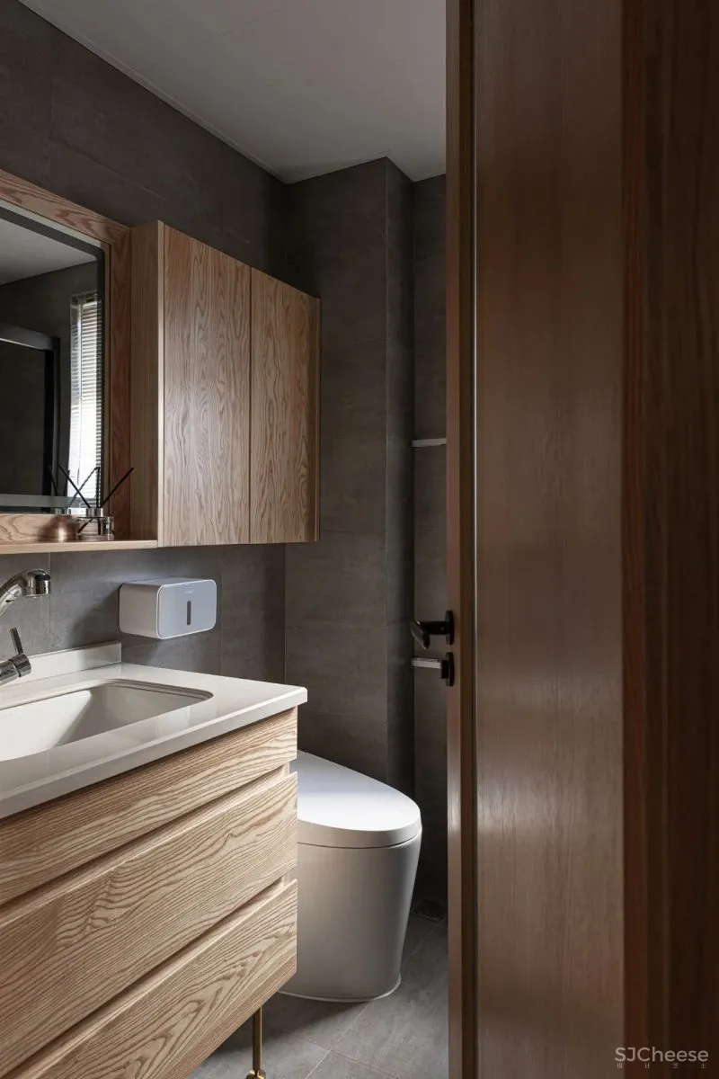 130㎡“重脑力工作者”的家:原木 留白,下班后彻底放空!