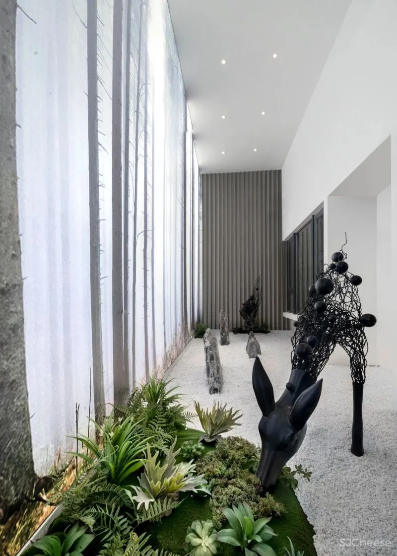 鹤与鹿的故事，贯穿自然的力量 聚舍联合设计 「星作」