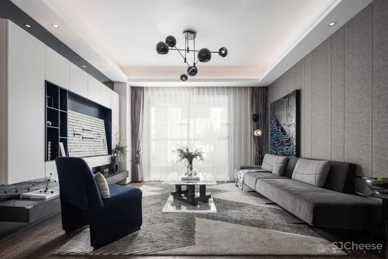 EH DESIGN 空间 缤纷生活、斑斓艺术 —— 金地金茂九峯府样板间4套