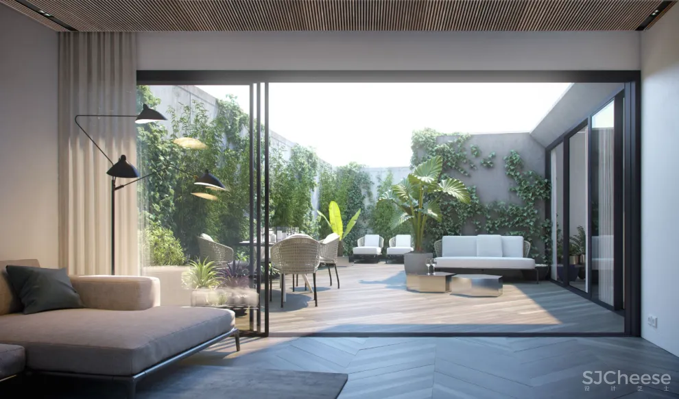 外墙个性内装简单的精装公寓，简约自然才是未来趋势