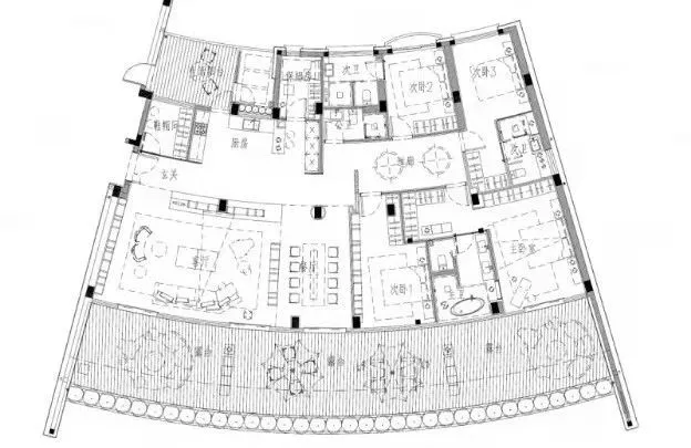 李玮珉最新力作 重庆顶奢豪宅「万科.鹅岭峯」大平层样板房