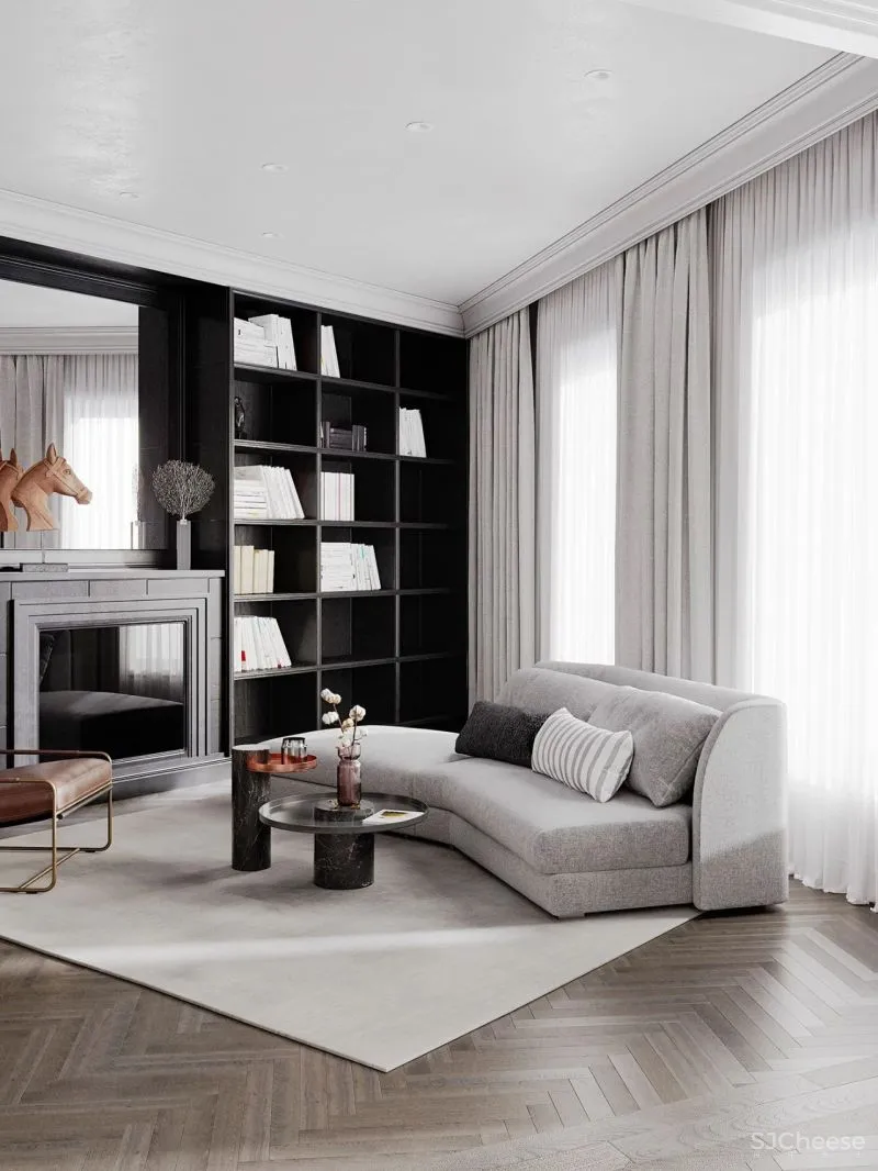 120㎡原木 白色,气质非凡!