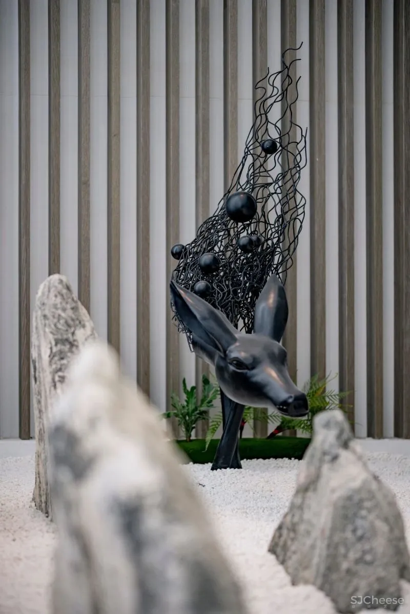 鹤与鹿的故事，贯穿自然的力量 聚舍联合设计 「星作」