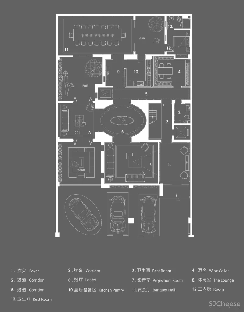 厦门樾山海,890m²别墅设计 柏年印象「星作」