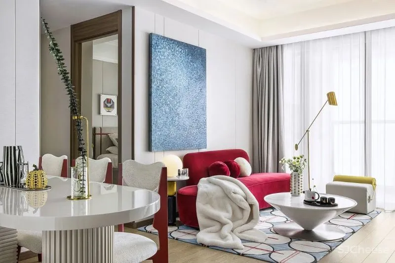 EVD廿象设计:精巧宅居,红绿蓝交迭构建家的理想色!