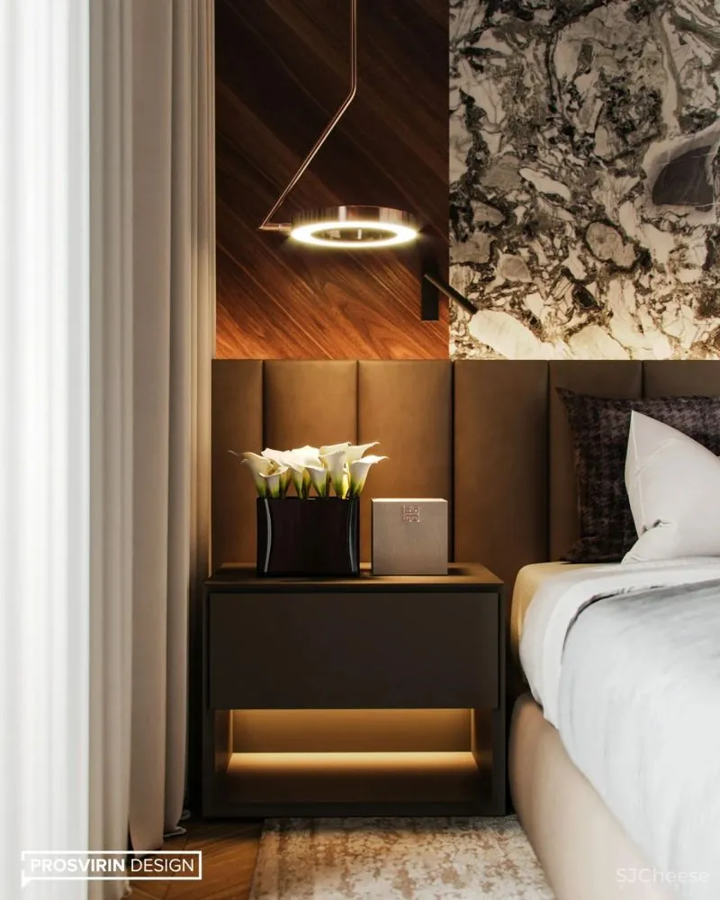 90㎡现代轻奢,营造舒适温暖感!