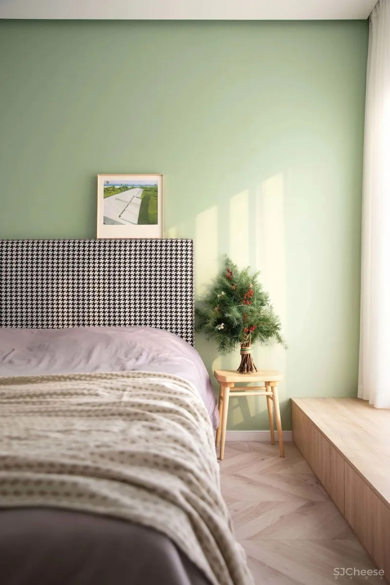 原木与奶白,116㎡极简空间的雅致静谧|无见设计