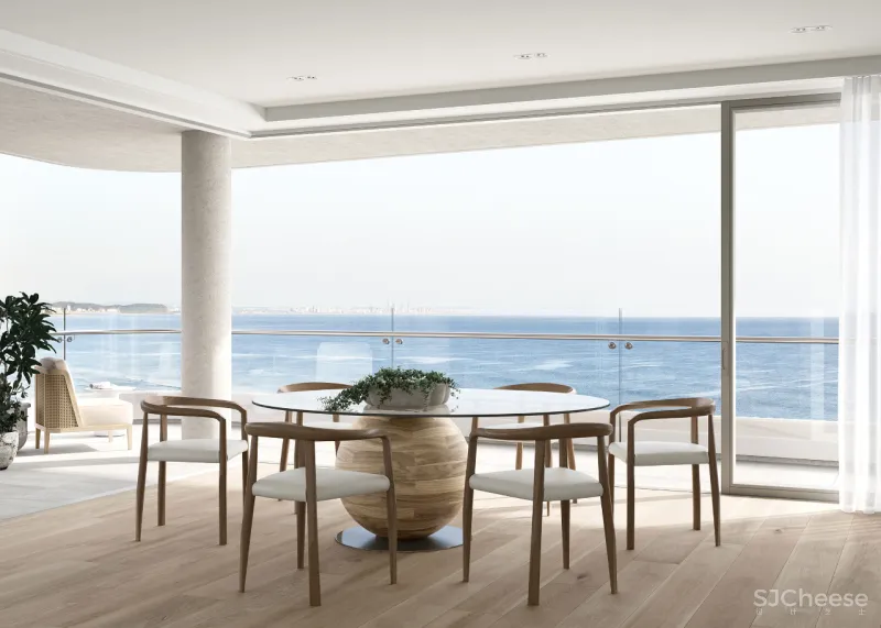 一层一户的大平层,用线条勾勒简约美