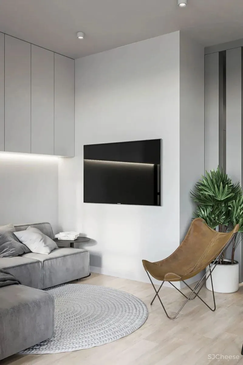 70㎡盐系公寓，空间虽小却一应俱全！