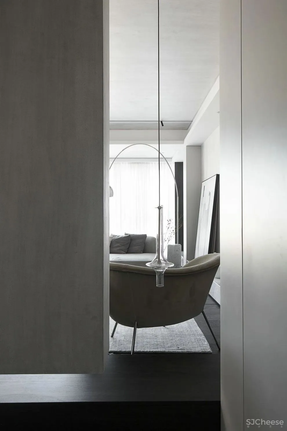 215m² 简约平层,诠释当代静美气质