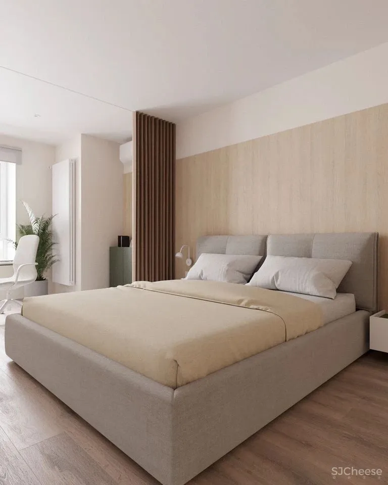 68㎡一居室这样布局,合理利用每个角落空间