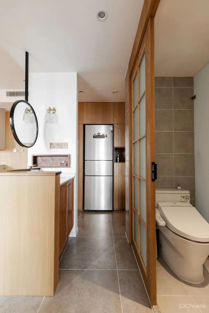 摄影师买下53㎡小公寓,原木、收纳、猫咪别墅...把“日杂风”带回家!