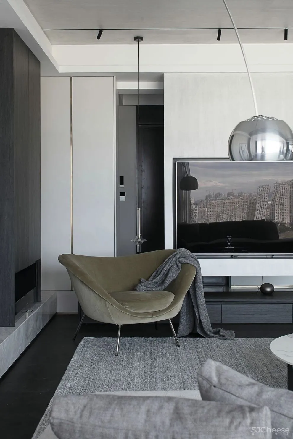 215m² 简约平层,诠释当代静美气质