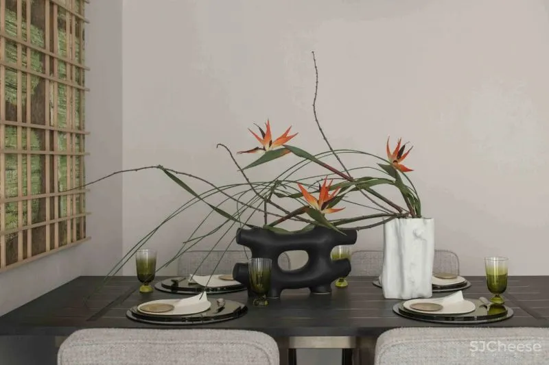 观致设计：水墨韵律 素雅花艺，独有的东方气韵