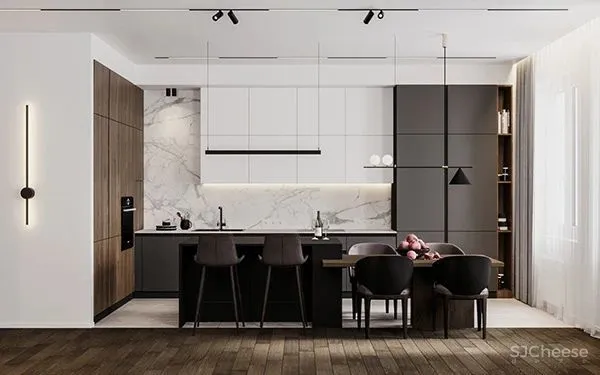 250㎡高级黑别墅,定义奢华