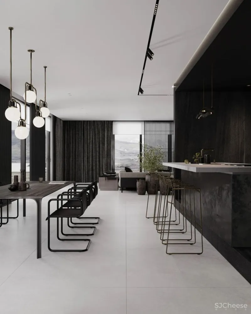 260㎡现代轻奢,要的就是这个调!