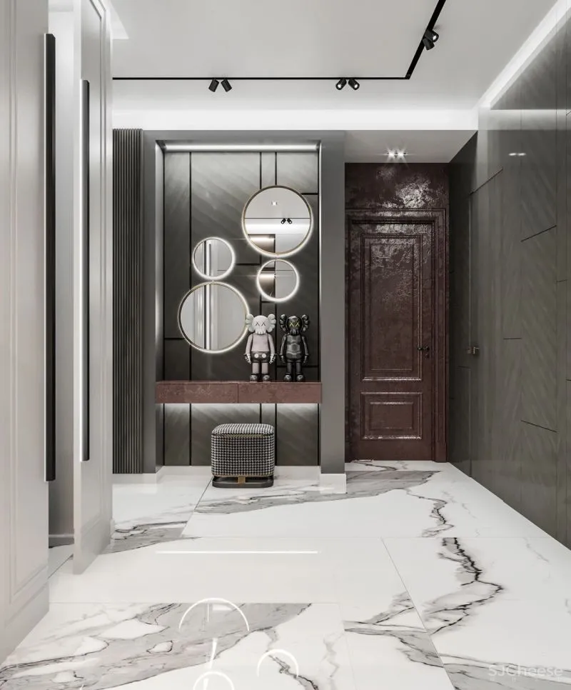 100个·轻奢系入户玄关设计