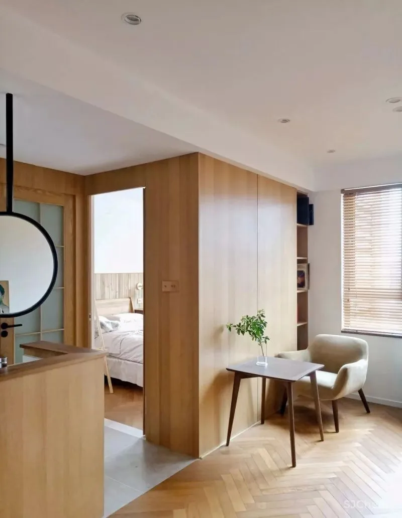 摄影师买下53㎡小公寓,原木、收纳、猫咪别墅...把“日杂风”带回家!