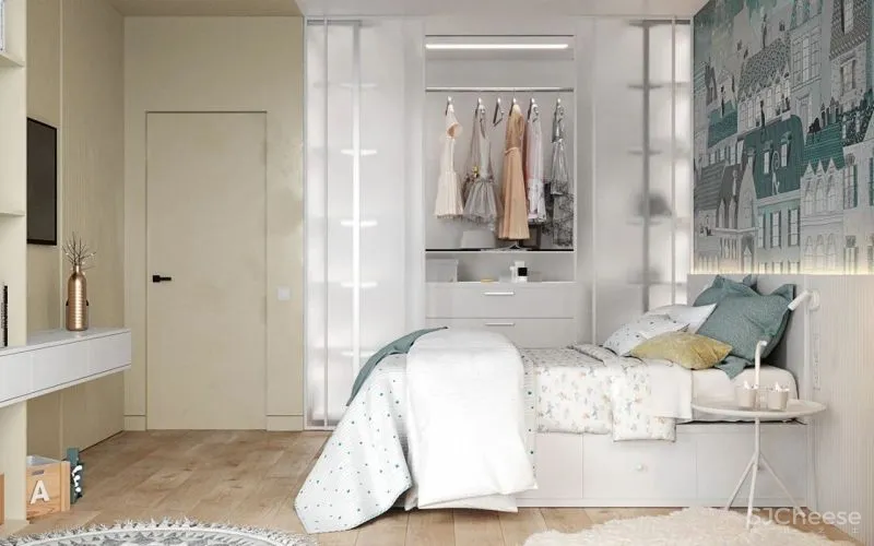 现代简约:一厅三室,灰色 木色,高级!