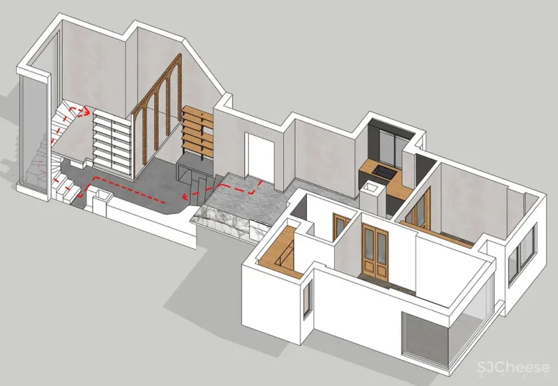 90后设计师改造自己的家,奇葩户型变别墅!