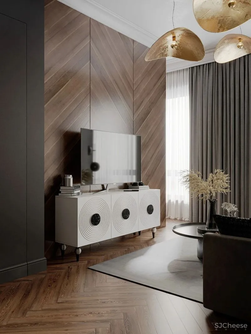 120㎡原木 白色,气质非凡!