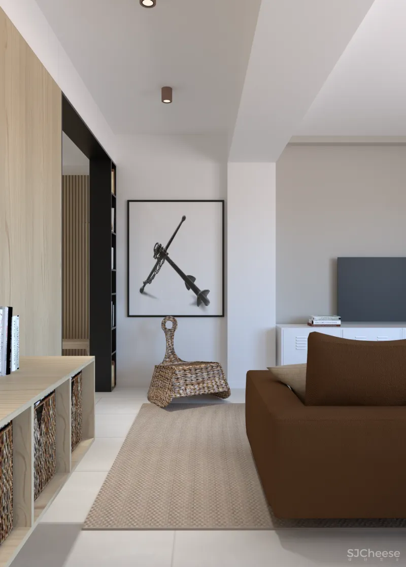 88㎡两居室,木元素用得好,恰到好处的精致