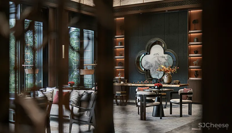 吴文粒：700㎡闲雅院落，经典中式，再现梨园风华！