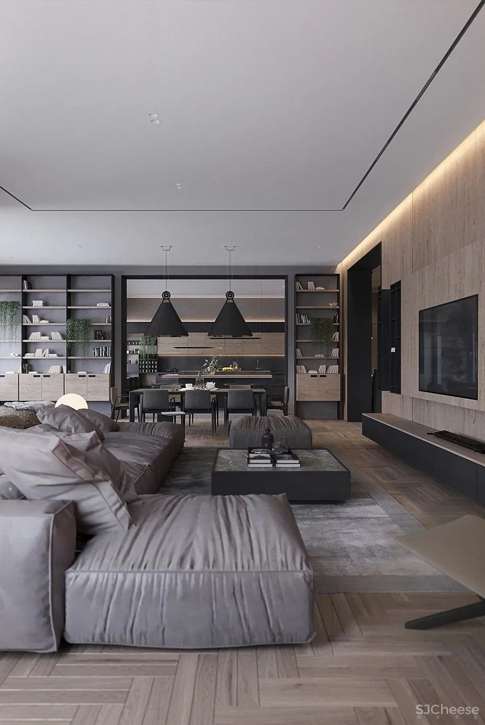 440㎡复式大宅,不可思议的细节!