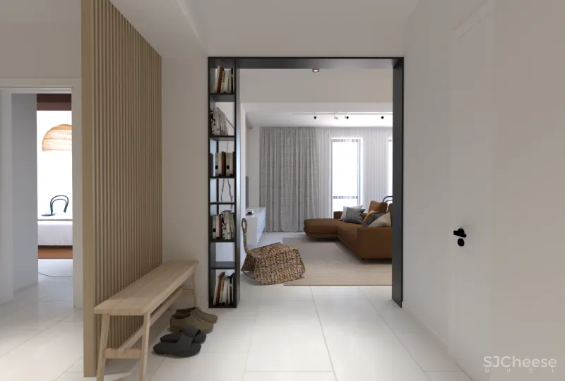 88㎡两居室,木元素用得好,恰到好处的精致