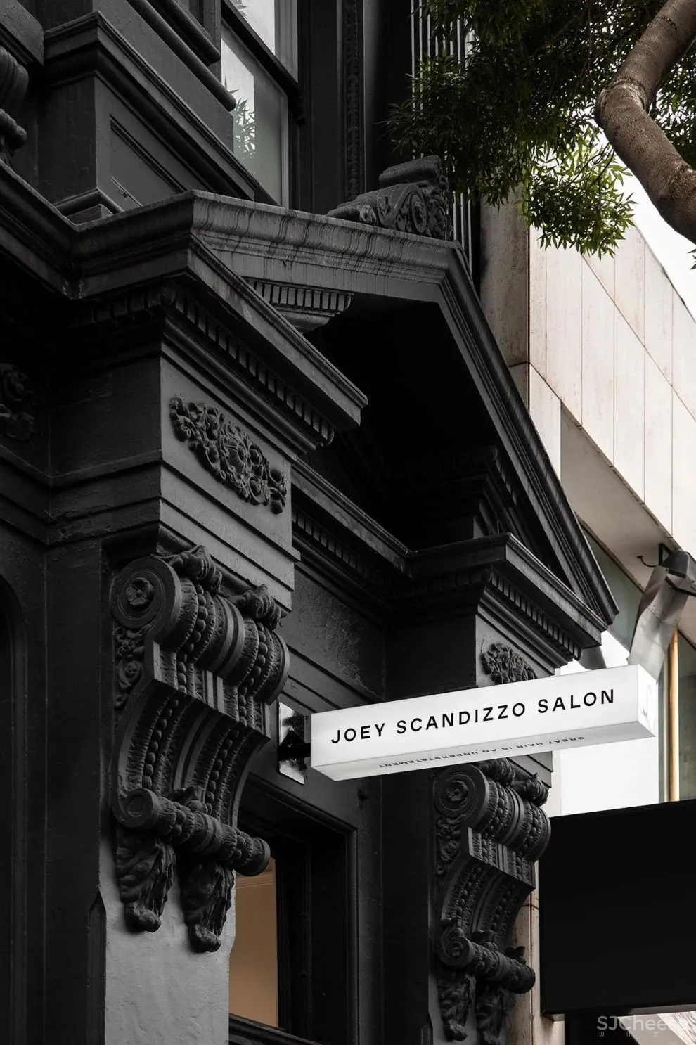 古典优雅和当代极简主义的美发沙龙,墨尔本