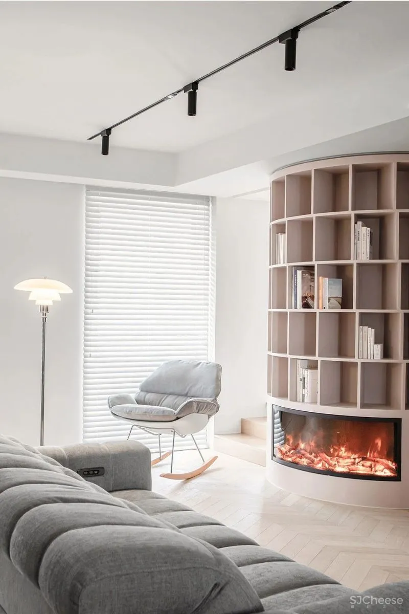 新作 以书架装置为中心的家庭公共空间 涡轮之家,上海 栖斯设计