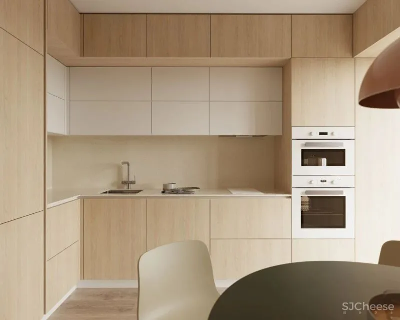 68㎡一居室这样布局,合理利用每个角落空间