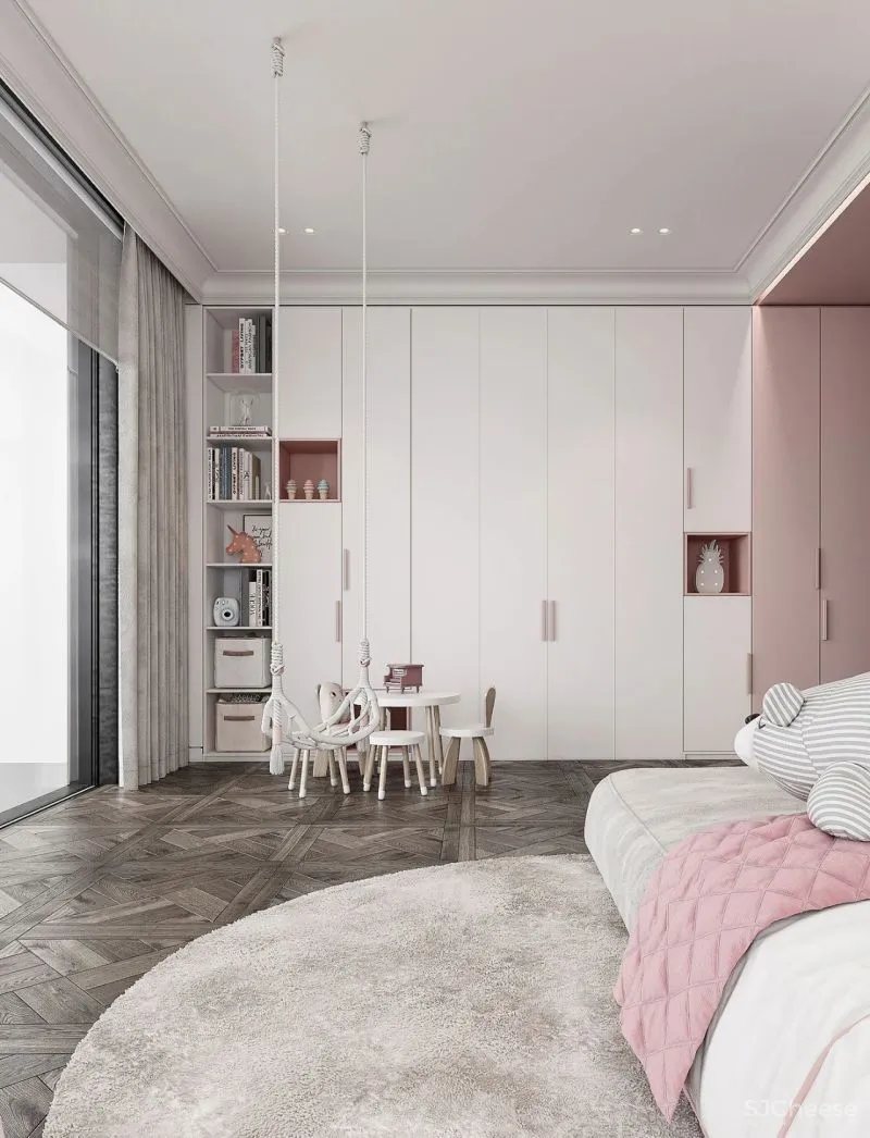 现代黑白灰 优雅石膏线，妥妥大宅范儿