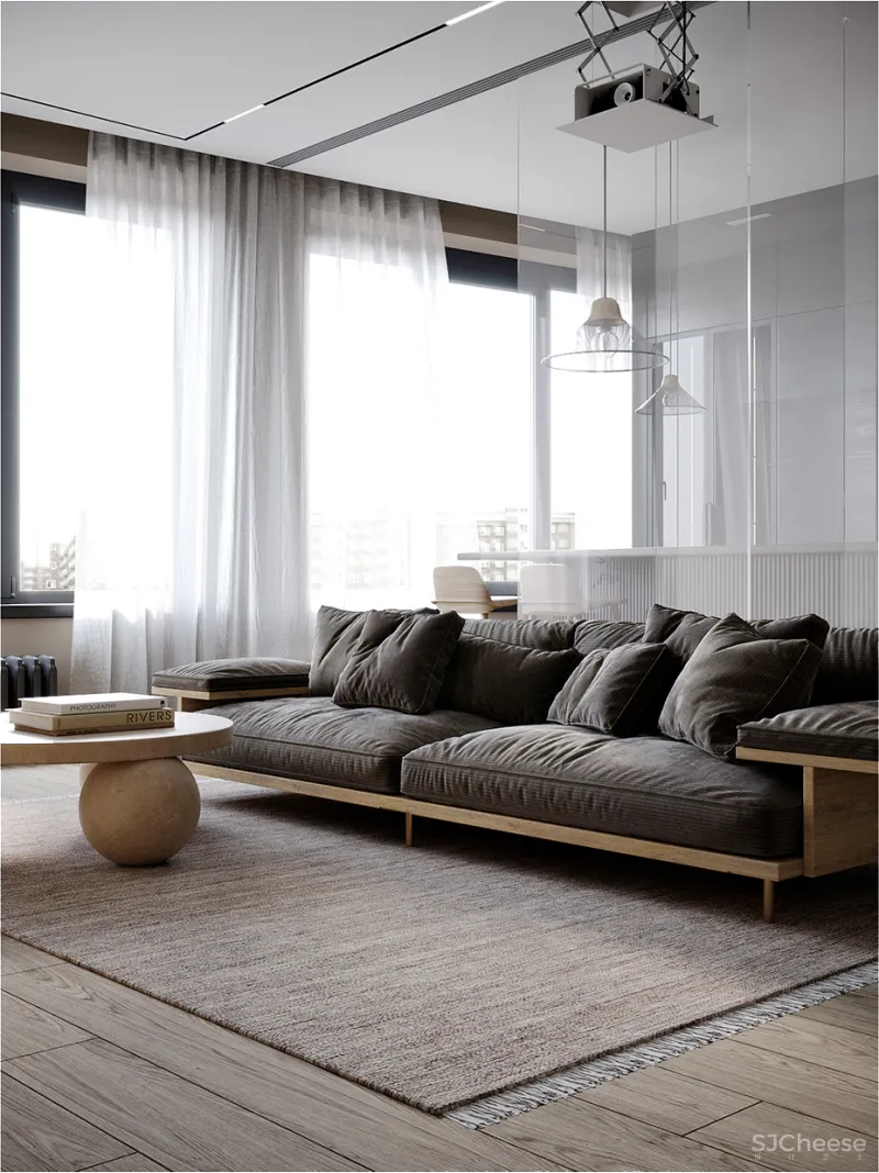 美女设计师设计的3间公寓，软装搭配优雅又灵动