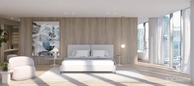 一层一户的大平层,用线条勾勒简约美