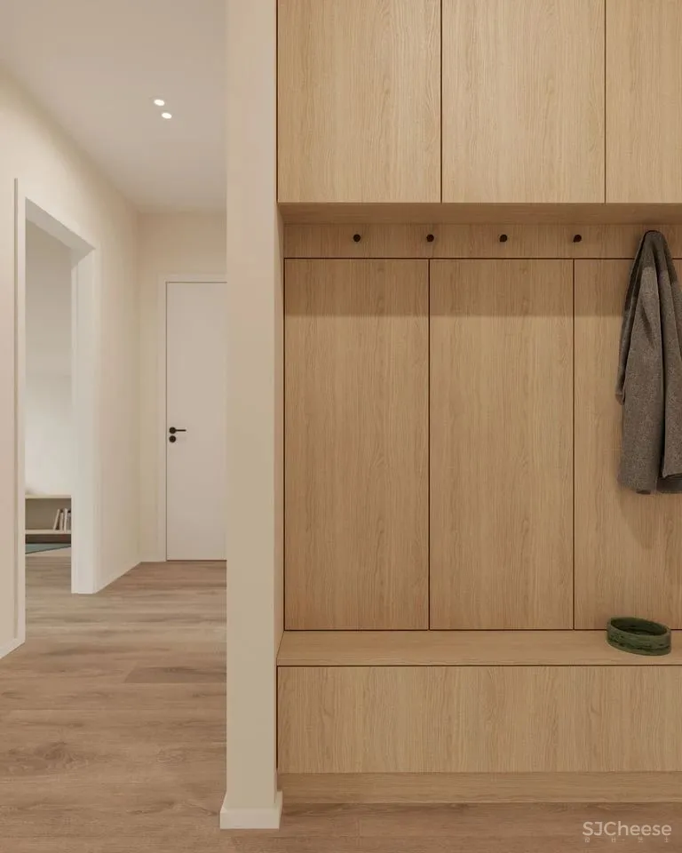 68㎡一居室这样布局,合理利用每个角落空间