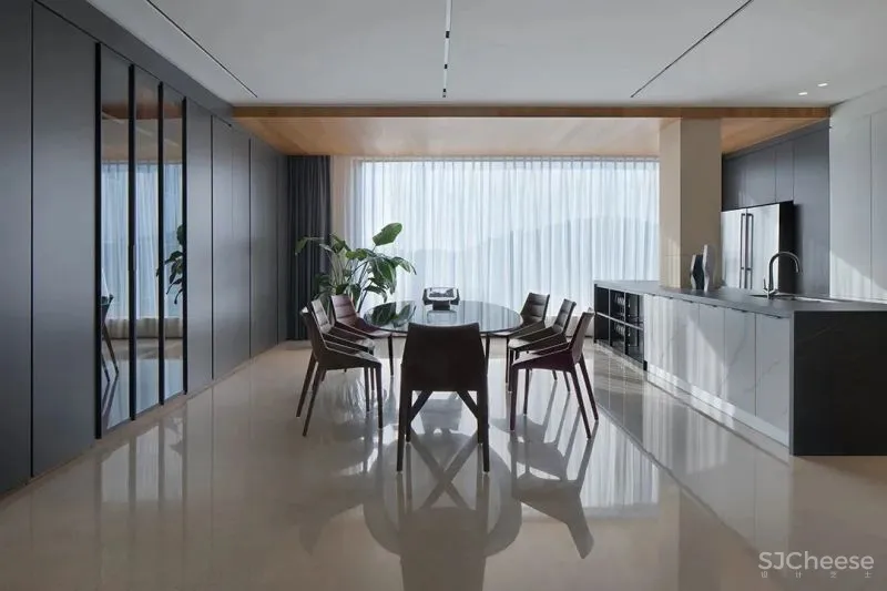 540m²顶层复式,极简设计还原生活本质丨简美设计