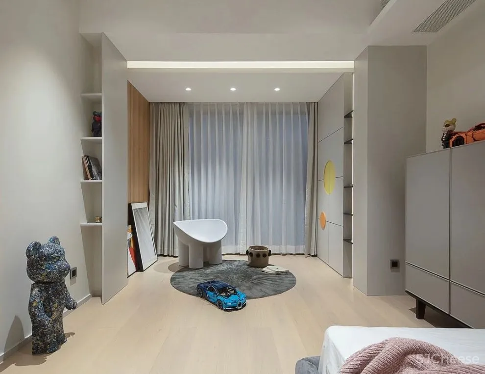 215m² 简约平层,诠释当代静美气质